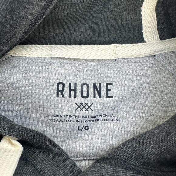 Rhone Hoodie Mens Large Heritage Midweight Relaxed Fit Pullover Sweatshirt - Picture 6 of 12
